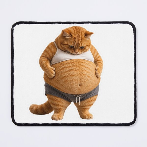 Item preview, Cute Chubby Ginger Cat designed and sold by Snurly.
