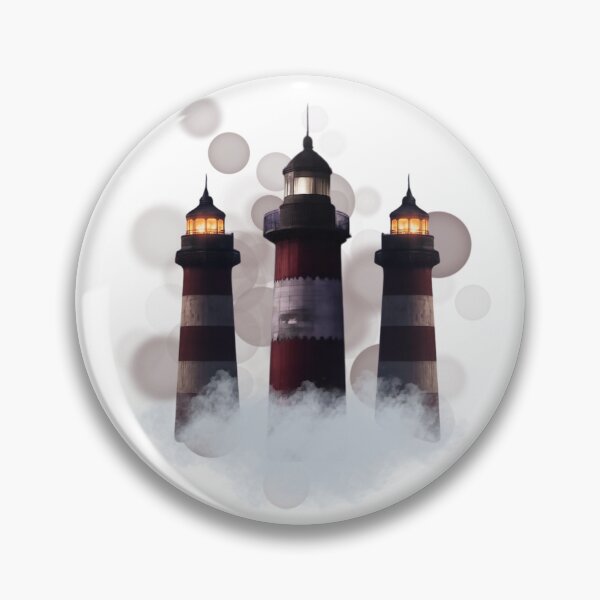 Item preview, Stormy Lighthouse Ocean Landscape Art designed and sold by iamKRUK.