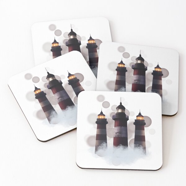 Item preview, Stormy Lighthouse Ocean Landscape Art designed and sold by iamKRUK.