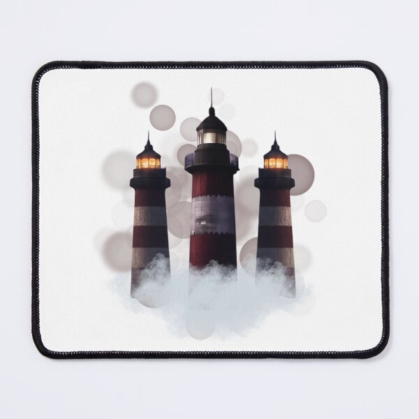 Item preview, Stormy Lighthouse Ocean Landscape Art designed and sold by iamKRUK.