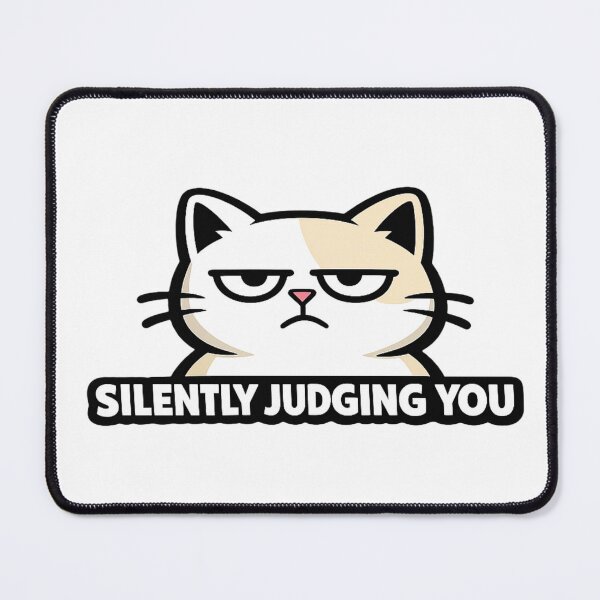 Item preview, Funny Judging Cat Sticker | Silently Judging You | Cat Meme Gift designed and sold by Moonveil_Studio.