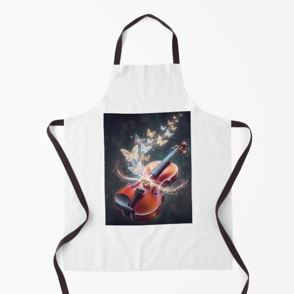 Item preview, Magical Violin & Butterflies – Melody of Imagination designed and sold by Art-Arcade6.