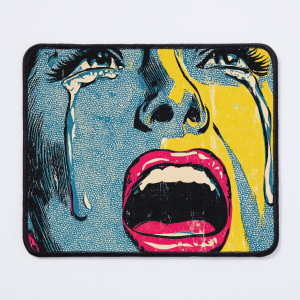 Item preview, Retro Pop Art Crying Woman designed and sold by obstinator.
