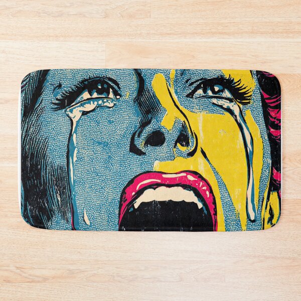 Item preview, Retro Pop Art Crying Woman designed and sold by obstinator.