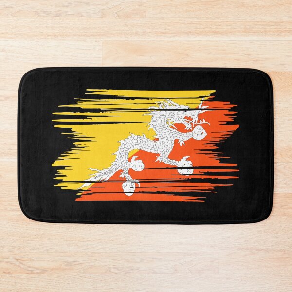 Item preview, Distressed Bhutan Flag BT designed and sold by shitpostee.