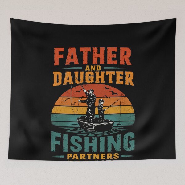 Item preview, Father And Daughter Fishing Partners For Life Father Daughter Angler Family Relationship Gift designed and sold by SkeletonsDanger.