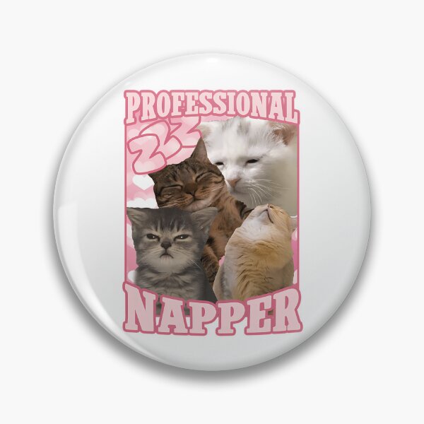 Item preview, Professional Napper Funny Cat Memes designed and sold by pinosaleana.