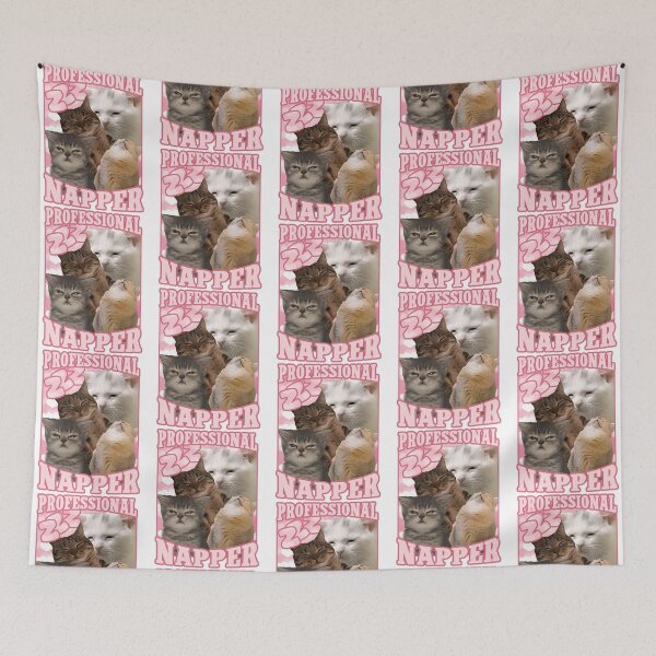 Item preview, Professional Napper Funny Cat Memes designed and sold by pinosaleana.