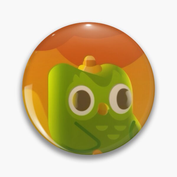 Item preview, Funny Green Owl Fire Meme - Sarcastic Language Learning This Is Fine Sticker designed and sold by Billy Morfo™.