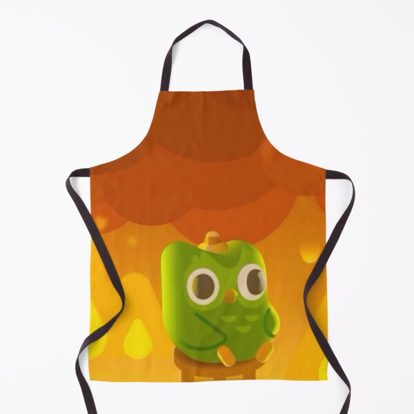 Item preview, Funny Green Owl Fire Meme - Sarcastic Language Learning This Is Fine Sticker designed and sold by Billy Morfo™.