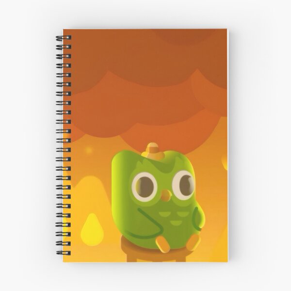 Item preview, Funny Green Owl Fire Meme - Sarcastic Language Learning This Is Fine Sticker designed and sold by Billy Morfo™.
