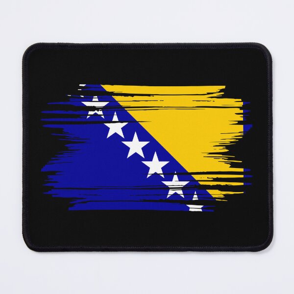 Item preview, Distressed Bosnia And Herzegovina Flag BA designed and sold by shitpostee.