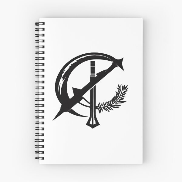 Item preview, Dystopian Sickle, Sword & Laurel Emblem | Minimalist Black and White Symbolic Vector Logo designed and sold by Artisan Finds Online.