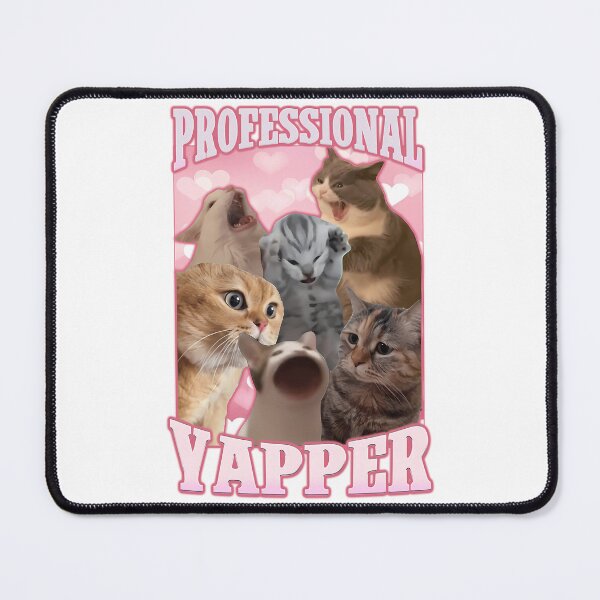 Item preview, Professional Yapper Funny Cat Meme designed and sold by pinosaleana.