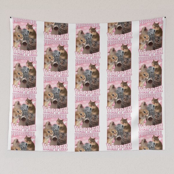 Item preview, Professional Yapper Funny Cat Meme designed and sold by pinosaleana.