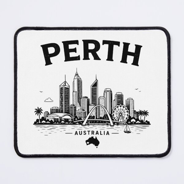 Item preview, Perth City Australia designed and sold by Traveldrawings.
