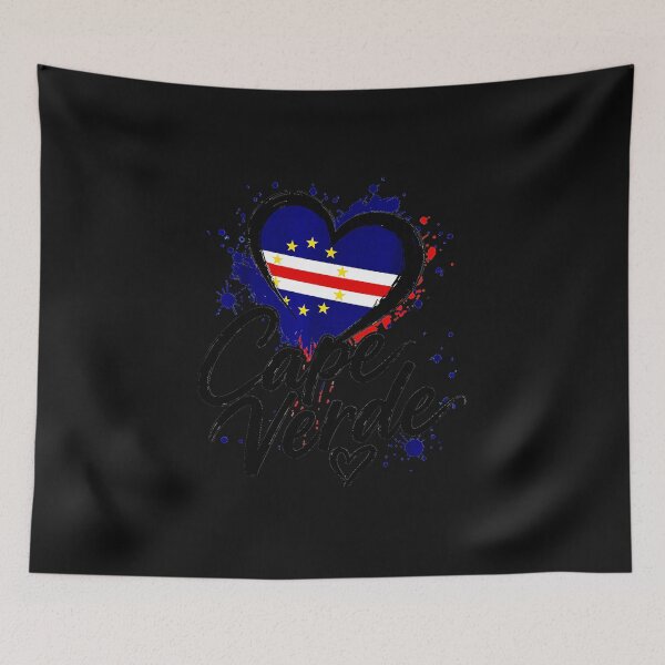 Item preview, Cape Verde Flag Heart Cape Verdean Pride Patriot Heritage designed and sold by LeoSnarf.