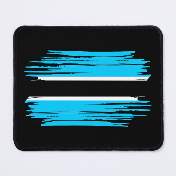 Item preview, Distressed Botswana Flag BW designed and sold by shitpostee.
