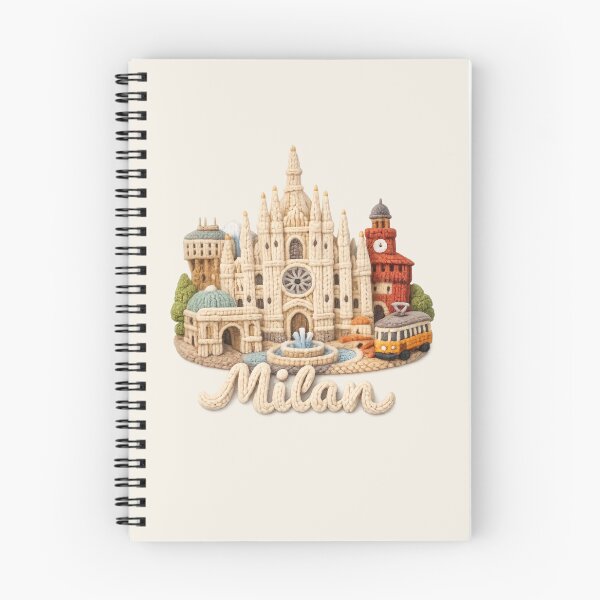Item preview, Cute Knitted Milan Landmark | Handmade Yarn City Travel Souvenir designed and sold by Moons Studio.