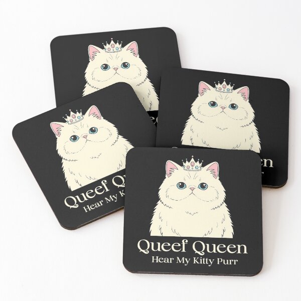 Item preview, Queef Queen Hear My Kitty Purr Adult Humor Funny Cat designed and sold by pinosaleana.