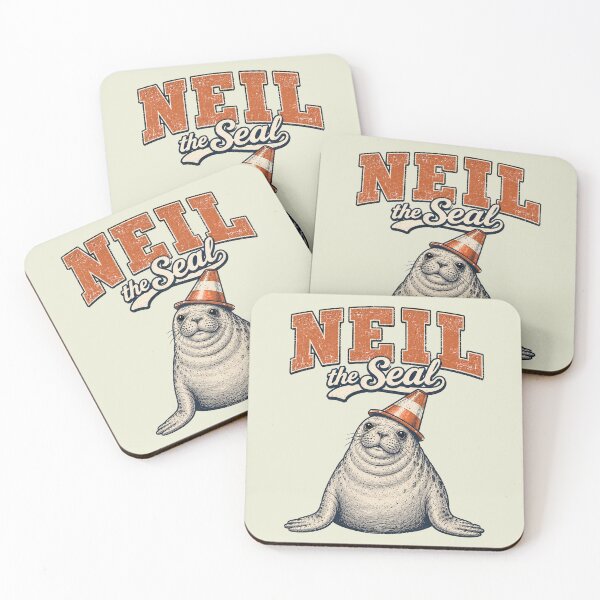 Item preview, Neil The Seal Tasmania Funny Traffic Cone designed and sold by OndaLifeCo.