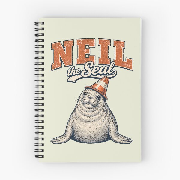 Item preview, Neil The Seal Tasmania Funny Traffic Cone designed and sold by OndaLifeCo.