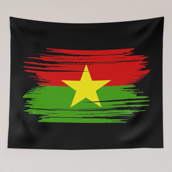 Item preview, Distressed Burkina Faso Flag BF designed and sold by shitpostee.