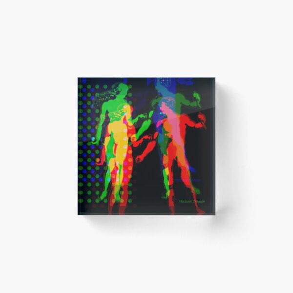 Item preview,     A&E Neon Glitch Figures designed and sold by MikZviagin.