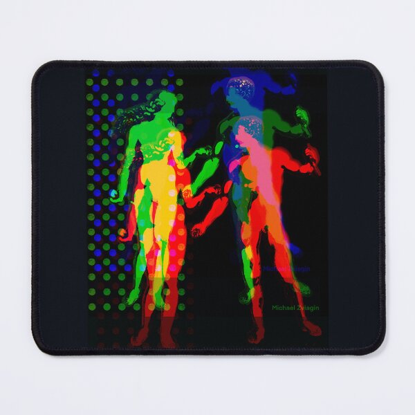 Item preview, A&E Neon Glitch Figures designed and sold by MikZviagin.