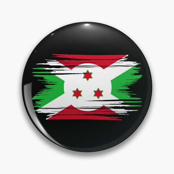 Item preview, Distressed Burundi Flag BI designed and sold by shitpostee.