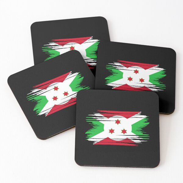 Item preview, Distressed Burundi Flag BI designed and sold by shitpostee.