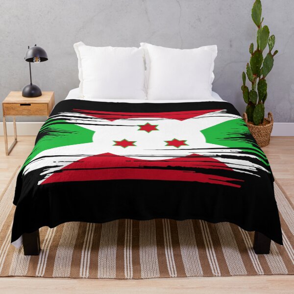 Item preview, Distressed Burundi Flag BI designed and sold by shitpostee.