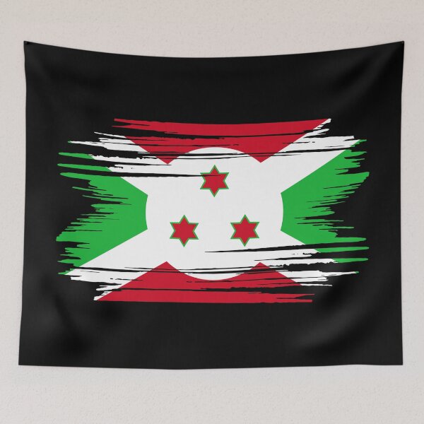 Item preview, Distressed Burundi Flag BI designed and sold by shitpostee.