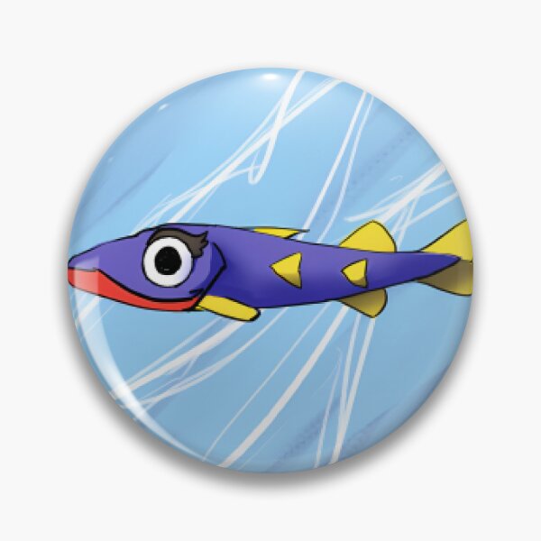 Item preview, Cute Cartoon Purple Minnow Fish designed and sold by OceanBreezes.