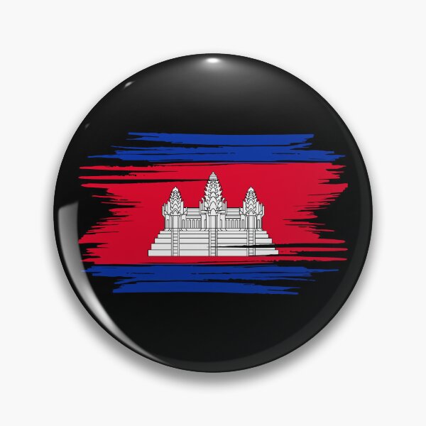 Item preview, Distressed Cambodia Flag KH designed and sold by shitpostee.