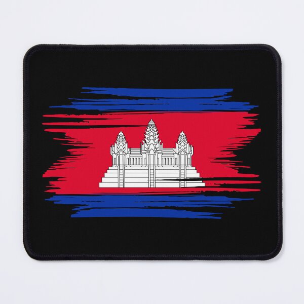 Item preview, Distressed Cambodia Flag KH designed and sold by shitpostee.