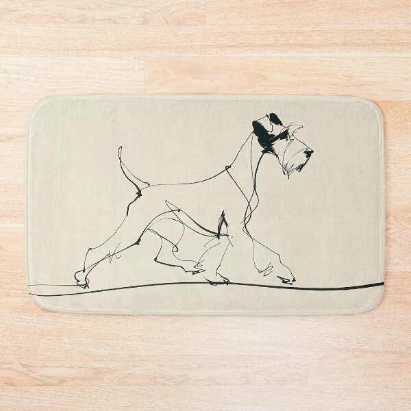 Item preview, Minimalist Sketch of a schnauzer designed and sold by lautir.