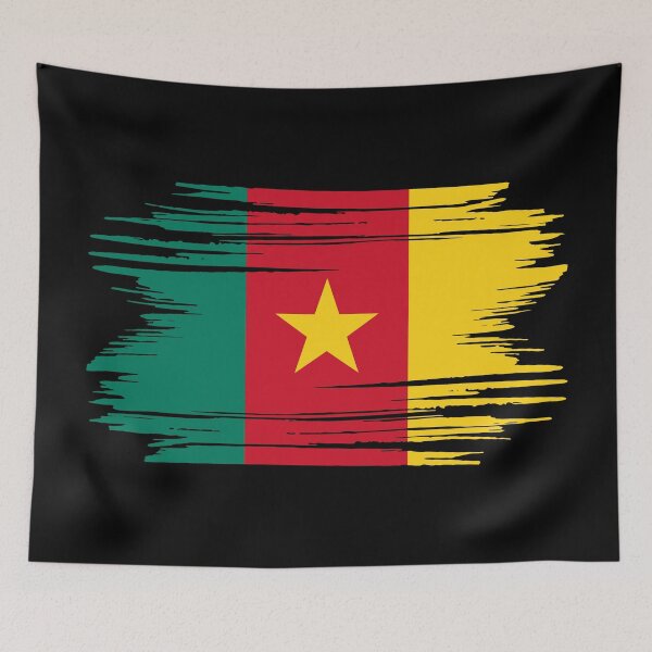 Item preview, Distressed Cameroon Flag CM designed and sold by shitpostee.