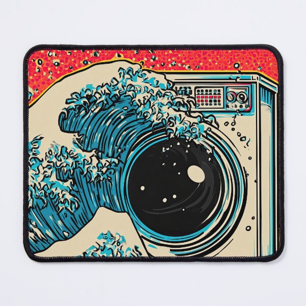 Item preview, Japanese Pop Art Great Wave Washer designed and sold by obstinator.