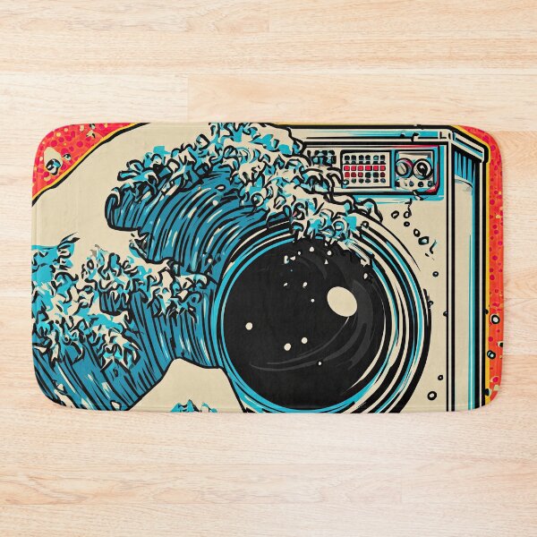 Item preview, Japanese Pop Art Great Wave Washer designed and sold by obstinator.
