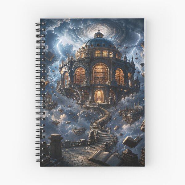 Item preview, The Library Hidden Inside the Storm designed and sold by DrizzyV.