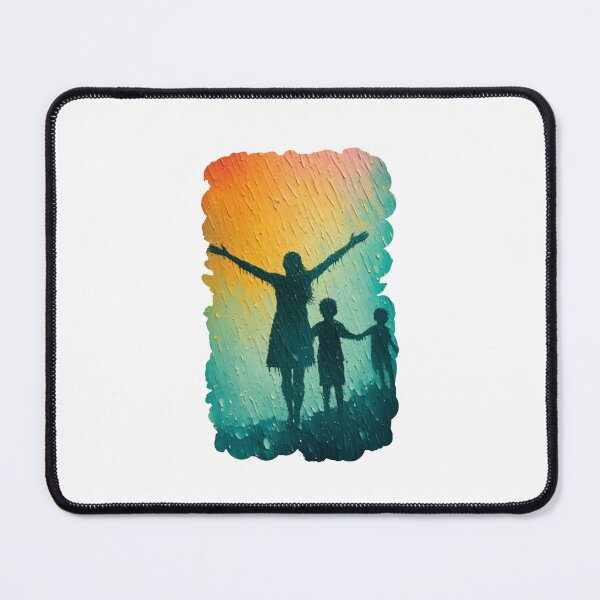 Item preview, Dancing in the Rain #4 | Vibrant Silhouette Family designed and sold by halibutgoatramb.