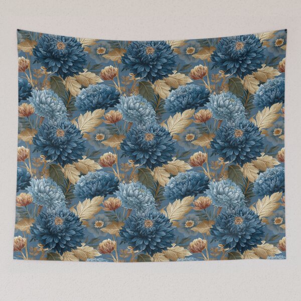 Item preview, Vibrant Chrysanthemum Print - Tropical Flower Pattern  - Anniversary Gifts For Him designed and sold by RoyalStarsPatts.