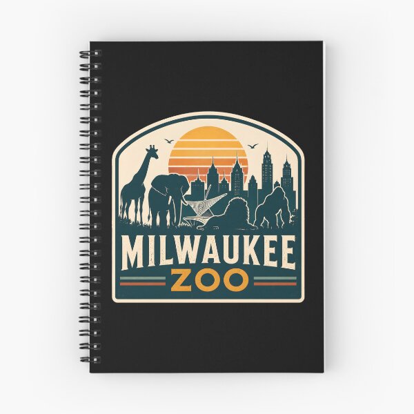 Item preview, Vintage Milwaukee Zoo Skyline & Wildlife designed and sold by Zayn Studio.
