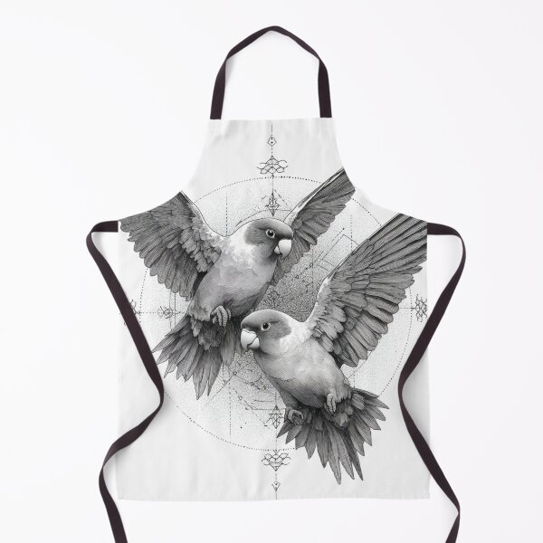 Item preview, A pair of Lovebirds in mid-flight, Birds in Motion designed and sold by CDC40.