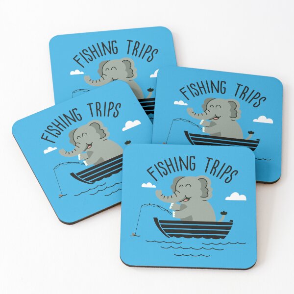 Item preview, Elephant Fishing Trips designed and sold by RetroChunky®.
