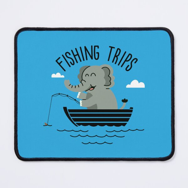 Item preview, Elephant Fishing Trips designed and sold by RetroChunky®.