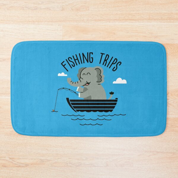 Item preview, Elephant Fishing Trips designed and sold by RetroChunky®.