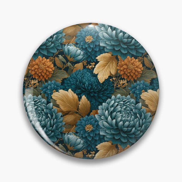 Item preview, Fragrant Chrysanthemum Print  - Botanical Garden Pattern  - Anniversary Gifts For Husband designed and sold by RoyalStarsPatts.