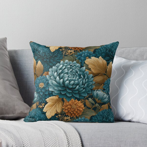 Item preview, Fragrant Chrysanthemum Print  - Botanical Garden Pattern  - Anniversary Gifts For Husband designed and sold by RoyalStarsPatts.
